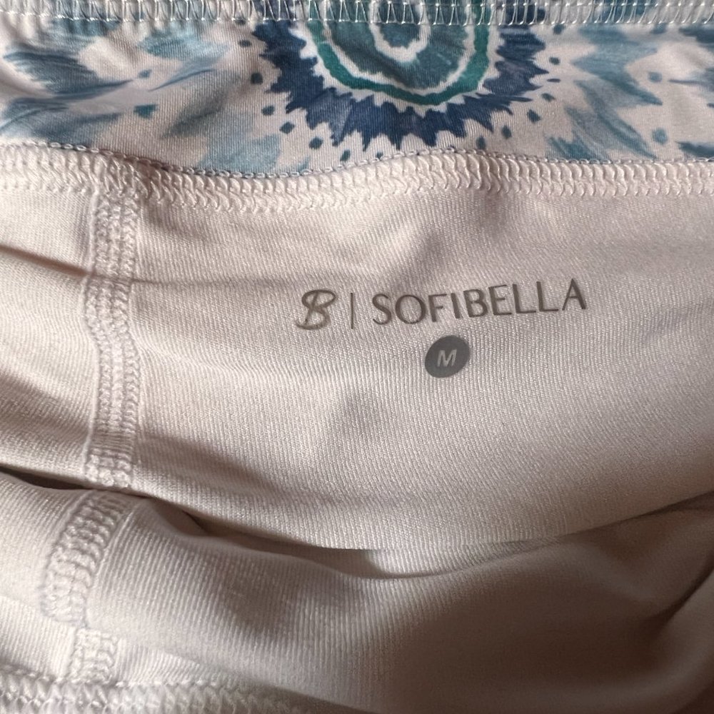 Sofibella Medium Skort White And Blue Tennis Golf - image 2